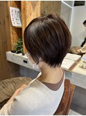 大人美人くびれヘア艶感結べるボブうる艶髪レイヤーカット