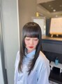 ウィズ 美容室 茂原店(Wiz)&nbsp;パッツンバングと顔まわりのレイヤー【茂原/茂原駅】