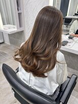 ビームズ トータルビューティー 西中島店(Bee ms Total Beauty) ゆるふわロングベージュカラーブリーチしない透明感カラー