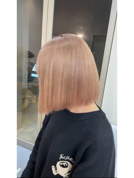 リアン(LIAN) イメチェン/ハイトーン/ダブルカラー/ミルクティーベージュ/郡山