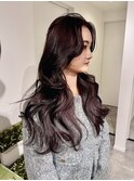 韓国風/艶髪/レッドブラウン