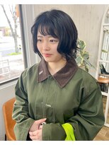 メイ(Mei) 黒髪ボブパーマ
