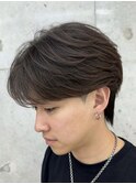 毛流れシースルーマッシュ/ニュアンスパーマ/フェザーパーマ