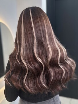 ラピス 福岡天神店(Lapis) チェリーブラウンミニウルフホワイトグレージュ