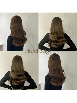 カーキヘアリンク(khaki hair link) 抜け感たっぷりベージュカラー