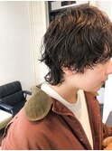 ショートのニュアンスパーマ