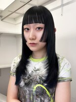 アルバム 渋谷パルコ(ALBUM) ロングおくれ毛顔周りレイヤー前髪カット_F20824