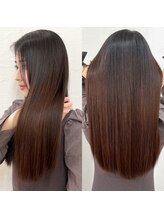 【施術事例】オイルストレート＋カット＋カラー