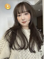バベル アット フルリール 甲子園口(BABEL at fleurir)&nbsp;レイヤーカット/オリーブ/グレージュ/顔まわりカット