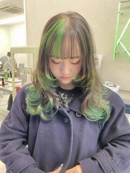 キピ(KIPI)の写真/【ダメージ最小限ケアブリーチ,オラプレックス使用】人気の外国人風カラーや、透明感のあるカラーもお任せ!