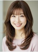 レイヤーカット髪質改善トリートメント前髪カット