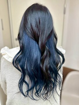 【推しカラー/セクションカラー/フェミニンロング】池袋美容室