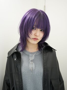 パープル/バイオレッ/ウルフ/レイヤー/ハイトーン