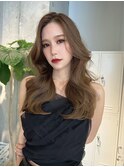 レイヤーカット小顔に見せるヘア/韓国ヘア/髪質改善/福岡/博多