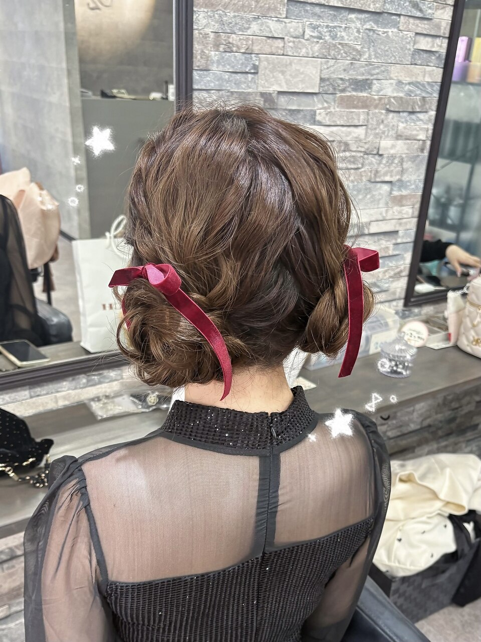 おだんごページ ツインお団子 ⁡ 可愛すぎないふんわり大人めおだんごです!