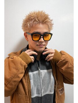 ハイセンス セカンド(HISENSE second) ハイトーンスパイキーショートブロンドベリーショート【Ko-dai】