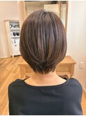 大人女性ボブ