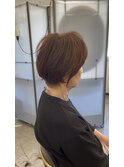 くびれショート　白髪ぼかし　30代40代50代