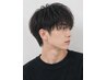 【メンズ男前セット】カット＋AujuaW炭酸頭皮ケア＋眉カット⇒8030