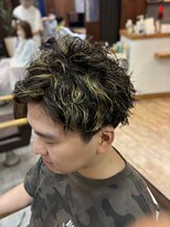 プロペラ(PROPELLER)&nbsp;パーマ×ハイライトstyle