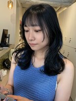 ミモザ(MIMOSA)&nbsp;レイヤーカット×ブルーブラック