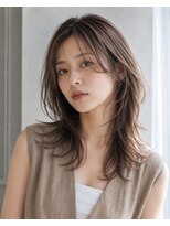 ハーツ 青山表参道店(Heart's)&nbsp;白髪ぼかし脱白髪染め似合わせレイヤーカット40代50代60代