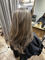 美容室 アクター 日進/赤池/平針 ハイライト白髪ぼかし