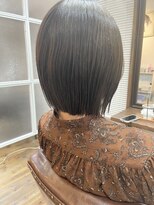 エチカ(ethica) ツヤ感ブラウン×ナチュラルボブ