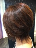 スタイリングなしで女らしいグラデーション