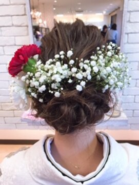 アドラーブル 駅南店(adorable) 【adorable】特別な日に♪ゆるふわアップ☆アレンジスタイル