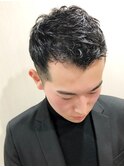 ビジネス大人アップバング<理容室>