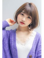 ロンドプランタン 恵比寿(Lond Printemps)&nbsp;○アッシュブラウン小顔モテボブゆるふわショート酸性ストレート