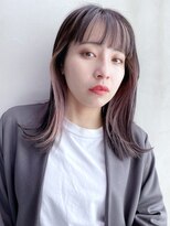 アイティー バイ アルバム 中野店(IT by ALBUM) ナチュラルストレート_Aラインボブかきあげロング_8436