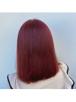 サロンドミルク 溝の口店(salon de MiLK) ピンクレッドカラー♪