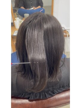 サロン(SALON) 【SALON】髪質改善カラーエステ　透け感アッシュグレージュ