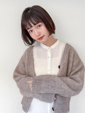 オーブ ヘアー イスト 浅草店(AUBE HAIR isto) 20代・30代_暗髪ボブ