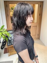 ルアウハク 梅田(LUAU Haku)&nbsp;・ゆるスパイラルウェーブパーマミディ・【Haku/梅田/タクノ】