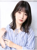 大人可愛い小顔美髪ツヤ髪大人ガーリー外ハネボブA2