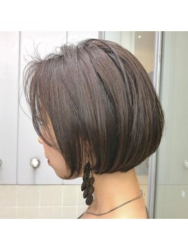 イミ(imi) 大人ボブ/グレージュカラー/似合わせカット/髪質改善[登戸]