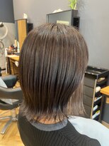 アルター(aL ter)&nbsp;［黒髪/グレーベージュ/レイヤーロング/前髪パーマ］