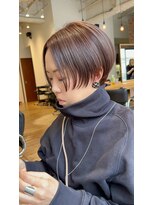 ホヌン 茅ヶ崎(Honnun) パツンとクールな大人ハンサムショート/茅ヶ崎