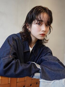 ニコ トウキョウ 渋谷(nico TOKYO) ニュアンスパーマ/切りっぱなしボブ/ミディアム