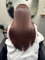 アパートメント オブ ソロン 市川(The Apartment of Solon)&nbsp;再整ケアカラー(髪質改善タイプ)　チェリーレッド/大人ガーリー