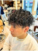 ツイストスパイラルパーマツイストパーマメンズパーマ刈り上げ