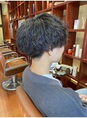 マッシュ×スパイラルパーマ