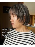 似合わせカット/マッシュボブ/ハイライト