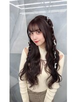 ユアーズヘア 新宿三丁目店(youres hair) 編みたらしツイン