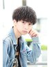 【指名なし】メンズカット＋波巻きパーマ￥14,960→￥16,280　値段変動あり