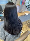 髪質改善ストレート×ロングスタイル