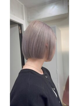 セレーネヘアーレイズ 梅田店(Selene hair Raise) グレージュ/ハイトーン/ブリーチカラー/ハイトーンボブ